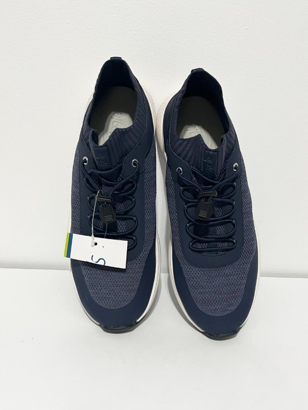 Strole Womens Mirage Athletic Sneakers 7.5 Walking Running Navy Blue Comfort - Picture 6 of 11